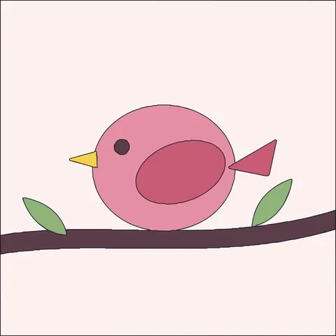 Songbird on a Branch · Spring Blossom
