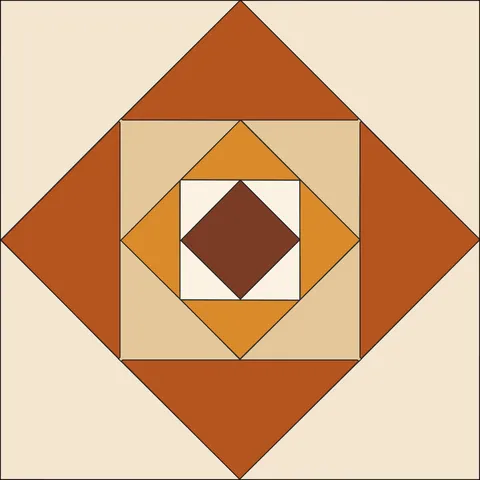 Square in a Square · Autumn Spice