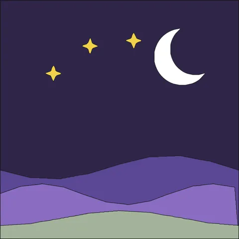 Starry Night Hills · Lavender Field 2