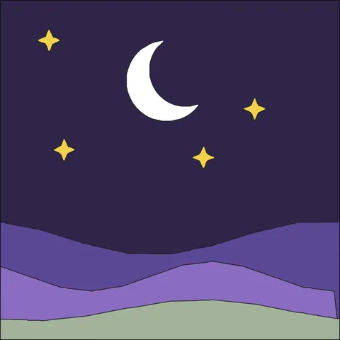 Starry Night Hills · Lavender Field