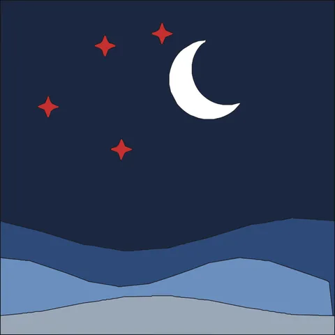 Starry Night Hills · Winter Frost