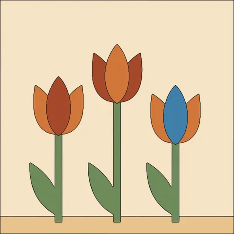 Tulip Trio · Desert Sand
