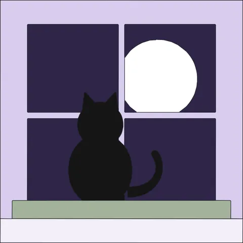 Cat in the Window · Lavender Field